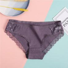 Load image into Gallery viewer, New Sexy Lace Panties For Women Girls Underwear Cotton Panty 2019 Soild Elasticity Comfortable Low-Rise Lingerie Panties M L XL - UK Fashion Market

