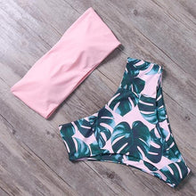Load image into Gallery viewer, RUUHEE Bandage Bikini Swimwear Women Swimsuit High Waist Bikini Set 2019 Bathing Suit Push Up Maillot De Bain Femme Beachwear - UK Fashion Market

