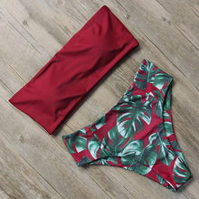 Load image into Gallery viewer, RUUHEE Bandage Bikini Swimwear Women Swimsuit High Waist Bikini Set 2019 Bathing Suit Push Up Maillot De Bain Femme Beachwear - UK Fashion Market
