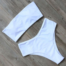 Load image into Gallery viewer, RUUHEE Bandage Bikini Swimwear Women Swimsuit High Waist Bikini Set 2019 Bathing Suit Push Up Maillot De Bain Femme Beachwear - UK Fashion Market
