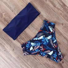 Load image into Gallery viewer, RUUHEE Bandage Bikini Swimwear Women Swimsuit High Waist Bikini Set 2019 Bathing Suit Push Up Maillot De Bain Femme Beachwear - UK Fashion Market

