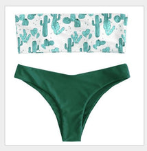 Load image into Gallery viewer, Sunflower Printed Bikini Set Sexy  Swimwear Women 2020 Mujer Push Up Padded Biquini Bathers Bandage Bathing Suit Swimsuit Bikini - UK Fashion Market
