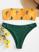 Load image into Gallery viewer, Sunflower Printed Bikini Set Sexy  Swimwear Women 2020 Mujer Push Up Padded Biquini Bathers Bandage Bathing Suit Swimsuit Bikini - UK Fashion Market
