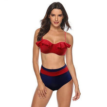 Load image into Gallery viewer, TYAKKVE Sexy 2019 Bikini Set Swimwear Women Print Swimsuit Push Up Polka Dots Bikini Plus Size BathingSuit Beachwear Biquini 3XL - UK Fashion Market
