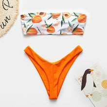 Load image into Gallery viewer, Bikinx Bandeau swimwear women push up swimsuit female Cactus Print micro bikini 2020 sexy bathing suit beach bathers Biquini new - UK Fashion Market
