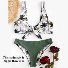 Load image into Gallery viewer, Bikinx Bandeau swimwear women push up swimsuit female Cactus Print micro bikini 2020 sexy bathing suit beach bathers Biquini new - UK Fashion Market
