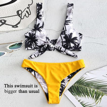 Load image into Gallery viewer, Bikinx Bandeau swimwear women push up swimsuit female Cactus Print micro bikini 2020 sexy bathing suit beach bathers Biquini new - UK Fashion Market
