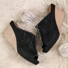 Load image into Gallery viewer, New Arrival 2020 Women's Sandals Women Summer Fashion Leisure Fish Mouth Sandals Thick Bottom Slippers Wedges Shoes Women - UK Fashion Market
