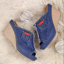 Load image into Gallery viewer, New Arrival 2020 Women's Sandals Women Summer Fashion Leisure Fish Mouth Sandals Thick Bottom Slippers Wedges Shoes Women - UK Fashion Market

