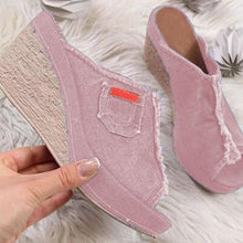Load image into Gallery viewer, New Arrival 2020 Women's Sandals Women Summer Fashion Leisure Fish Mouth Sandals Thick Bottom Slippers Wedges Shoes Women - UK Fashion Market
