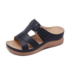 Load image into Gallery viewer, Shoes Woman Summer Sandals For Women Shoes Comfy Soft Women Sandals Retro Wedge Low Heels Shoes Thick Bottom Ladies Sandals - UK Fashion Market
