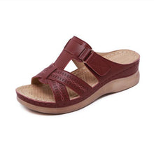 Load image into Gallery viewer, Shoes Woman Summer Sandals For Women Shoes Comfy Soft Women Sandals Retro Wedge Low Heels Shoes Thick Bottom Ladies Sandals - UK Fashion Market
