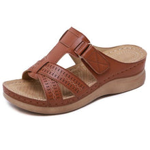 Load image into Gallery viewer, Shoes Woman Summer Sandals For Women Shoes Comfy Soft Women Sandals Retro Wedge Low Heels Shoes Thick Bottom Ladies Sandals - UK Fashion Market
