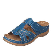 Load image into Gallery viewer, Shoes Woman Summer Sandals For Women Shoes Comfy Soft Women Sandals Retro Wedge Low Heels Shoes Thick Bottom Ladies Sandals - UK Fashion Market
