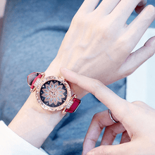 Load image into Gallery viewer, Women Watches Set Starry Sky Ladies Bracelet Watch Casual Leather Sports Quartz Wristwatch Clock Relogio Feminino - UK Fashion Market
