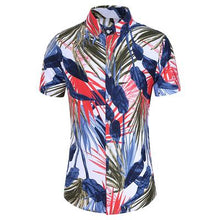Load image into Gallery viewer, Casuals Shirt Men Summer New Arrival Personality Printed Short Sleeve Shirts Mens Fashion Big Size Business Office Shirt 6XL 7XL - UK Fashion Market
