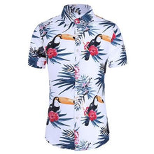 Load image into Gallery viewer, Casuals Shirt Men Summer New Arrival Personality Printed Short Sleeve Shirts Mens Fashion Big Size Business Office Shirt 6XL 7XL - UK Fashion Market
