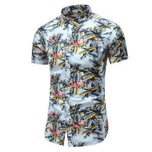 Load image into Gallery viewer, Casuals Shirt Men Summer New Arrival Personality Printed Short Sleeve Shirts Mens Fashion Big Size Business Office Shirt 6XL 7XL - UK Fashion Market
