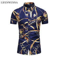 Load image into Gallery viewer, 5XL 6XL 7XL Shirt Men Summer New Fashion Personality Printed Short Sleeve Shirts Men 2020 Casual Plus Size Beach Hawaiian Shirt - UK Fashion Market
