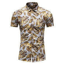 Load image into Gallery viewer, Summer New Arrival Shirts Men 2020 Fashion Print Short Sleeve Hawaiian Shirt Male Casual Flower Slim Fit Beach Shirts Plus M-7XL - UK Fashion Market
