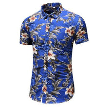 Load image into Gallery viewer, Summer New Arrival Shirts Men 2020 Fashion Print Short Sleeve Hawaiian Shirt Male Casual Flower Slim Fit Beach Shirts Plus M-7XL - UK Fashion Market
