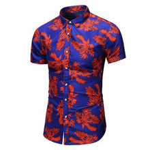 Load image into Gallery viewer, Summer New Arrival Shirts Men 2020 Fashion Print Short Sleeve Hawaiian Shirt Male Casual Flower Slim Fit Beach Shirts Plus M-7XL - UK Fashion Market
