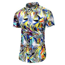 Load image into Gallery viewer, Summer New Arrival Shirts Men 2020 Fashion Print Short Sleeve Hawaiian Shirt Male Casual Flower Slim Fit Beach Shirts Plus M-7XL - UK Fashion Market
