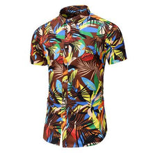 Load image into Gallery viewer, Summer New Arrival Shirts Men 2020 Fashion Print Short Sleeve Hawaiian Shirt Male Casual Flower Slim Fit Beach Shirts Plus M-7XL - UK Fashion Market
