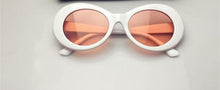 Load image into Gallery viewer, 2019 goggle Kurt Cobain glasses oval sunglasses ladies trendy 2018 hot Vintage retro sunglasses Women's white black eyewear UV - UK Fashion Market
