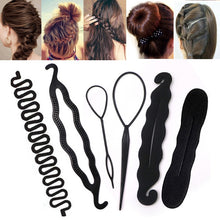 Load image into Gallery viewer, Magic Hair Styling Accessories Hairpin DIY Hair Braiding Braider Tool Twist Bun Barrette Elastic Hair Clips for Women Headband - UK Fashion Market
