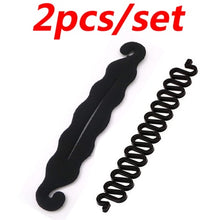 Load image into Gallery viewer, Magic Hair Styling Accessories Hairpin DIY Hair Braiding Braider Tool Twist Bun Barrette Elastic Hair Clips for Women Headband - UK Fashion Market
