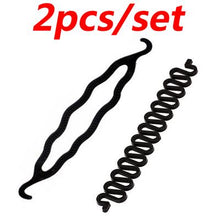Load image into Gallery viewer, Magic Hair Styling Accessories Hairpin DIY Hair Braiding Braider Tool Twist Bun Barrette Elastic Hair Clips for Women Headband - UK Fashion Market
