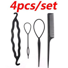 Load image into Gallery viewer, Magic Hair Styling Accessories Hairpin DIY Hair Braiding Braider Tool Twist Bun Barrette Elastic Hair Clips for Women Headband - UK Fashion Market
