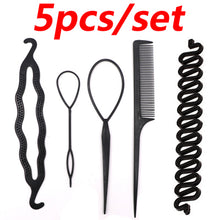 Load image into Gallery viewer, Magic Hair Styling Accessories Hairpin DIY Hair Braiding Braider Tool Twist Bun Barrette Elastic Hair Clips for Women Headband - UK Fashion Market
