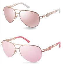 Load image into Gallery viewer, FENCHI sunglasses women uv 400 oculos female glasses sun glasses mirror Pilot Pink feminino zonnebril dames gafas de sol mujer - UK Fashion Market
