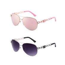 Load image into Gallery viewer, FENCHI sunglasses women uv 400 oculos female glasses sun glasses mirror Pilot Pink feminino zonnebril dames gafas de sol mujer - UK Fashion Market
