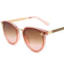 Load image into Gallery viewer, 2020 luxury bee Fashion for women Sunglasses Men Square Brand Design Sun Glasses Oculos Retro male iron - UK Fashion Market
