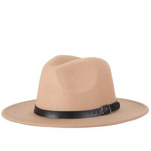 Load image into Gallery viewer, free shipping 2020 new Fashion men fedoras women's fashion jazz hat summer spring black woolen blend cap outdoor casual hat X XL - UK Fashion Market
