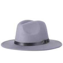 Load image into Gallery viewer, free shipping 2020 new Fashion men fedoras women's fashion jazz hat summer spring black woolen blend cap outdoor casual hat X XL - UK Fashion Market
