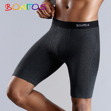 Load image into Gallery viewer, BONITOS Long Boxer Shorts Panties Man Underwear Men Boxer Men Underwear Natural Cotton Comfortable Soft Top Brand High Quality - UK Fashion Market
