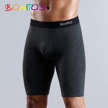 Load image into Gallery viewer, BONITOS Long Boxer Shorts Panties Man Underwear Men Boxer Men Underwear Natural Cotton Comfortable Soft Top Brand High Quality - UK Fashion Market
