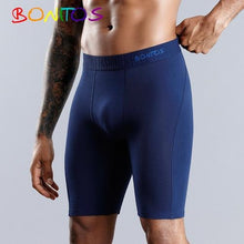 Load image into Gallery viewer, BONITOS Long Boxer Shorts Panties Man Underwear Men Boxer Men Underwear Natural Cotton Comfortable Soft Top Brand High Quality - UK Fashion Market
