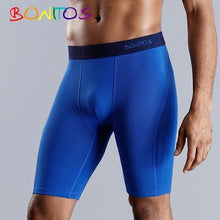 Load image into Gallery viewer, BONITOS Long Boxer Shorts Panties Man Underwear Men Boxer Men Underwear Natural Cotton Comfortable Soft Top Brand High Quality - UK Fashion Market
