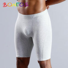 Load image into Gallery viewer, BONITOS Long Boxer Shorts Panties Man Underwear Men Boxer Men Underwear Natural Cotton Comfortable Soft Top Brand High Quality - UK Fashion Market
