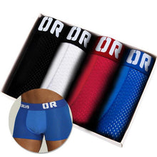 Load image into Gallery viewer, 4pc/lot Boxershorts Men Boxers Male Underwear Man Panties Cotton Soft Short Boxer Mesh Mens Hombre Cueca Plus Size OR212 - UK Fashion Market

