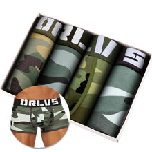 Load image into Gallery viewer, 4pc/lot Boxershorts Men Boxers Male Underwear Man Panties Cotton Soft Short Boxer Mesh Mens Hombre Cueca Plus Size OR212 - UK Fashion Market
