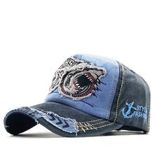 Load image into Gallery viewer, New Cotton Men baseball cap for women snapback hat Shark embroidery bone caps gorras casual casquette men baseball hats - UK Fashion Market
