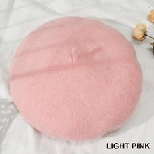 Load image into Gallery viewer, French Style Solid Casual Vintage Women's Hat Beret Plain Cap Girl's Wool Warm Winter Berets Beanie Hats Femme Aldult Caps - UK Fashion Market

