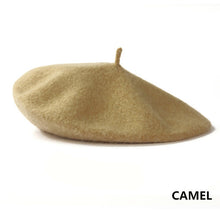 Load image into Gallery viewer, French Style Solid Casual Vintage Women's Hat Beret Plain Cap Girl's Wool Warm Winter Berets Beanie Hats Femme Aldult Caps - UK Fashion Market
