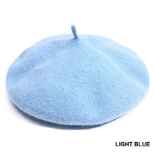 Load image into Gallery viewer, French Style Solid Casual Vintage Women's Hat Beret Plain Cap Girl's Wool Warm Winter Berets Beanie Hats Femme Aldult Caps - UK Fashion Market
